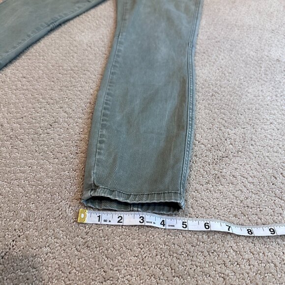 Anthropologie Pants Cargo Utility Olive Green Khaki Stretch Slim Sz 29 #OB709143 - Picture 10 of 14